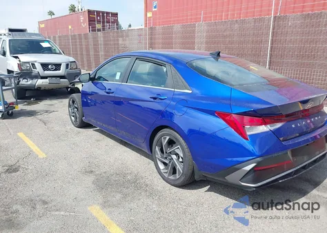 2024 Hyundai Elantra Hybrid Limited from USA, damaged, VIN KMHLN4DJ7RU097384